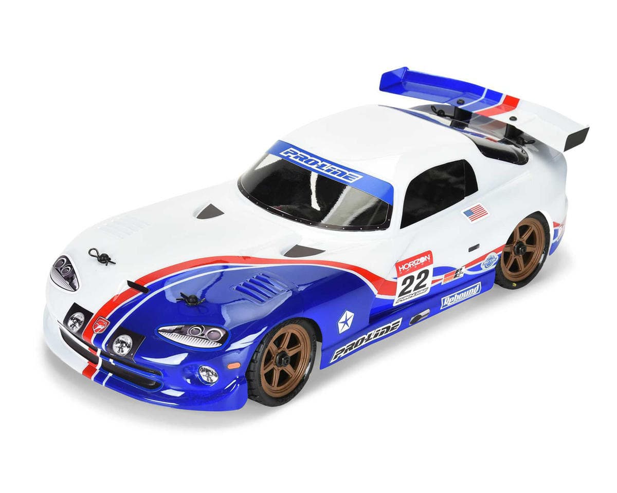 Pro-Line 1/12 Losi NASCAR 2002 Dodge Viper GTS Pre-Trimmed Body Set (Clear)