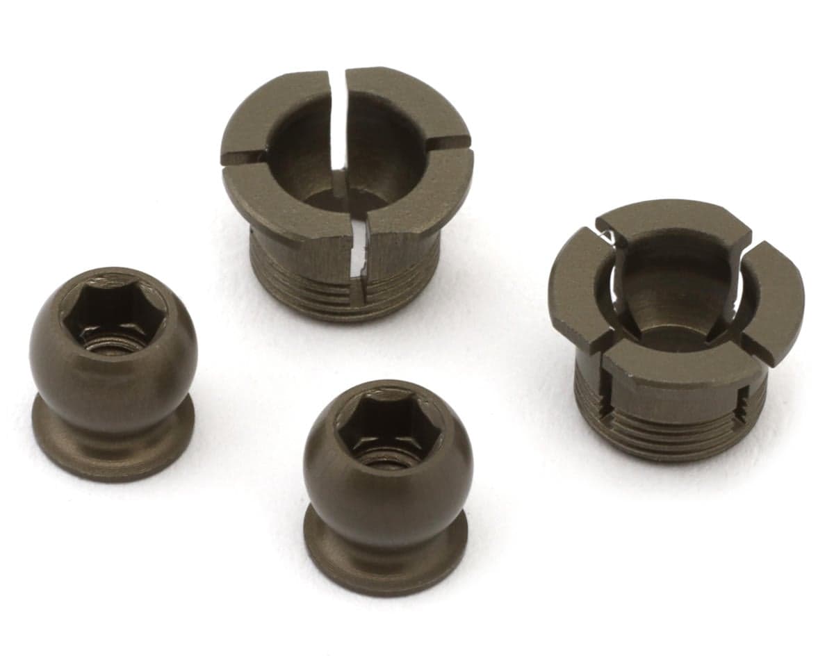 Yokomo Aluminum Hard-Coated Suspension Balls (2) (MS1.0/MS2.0)