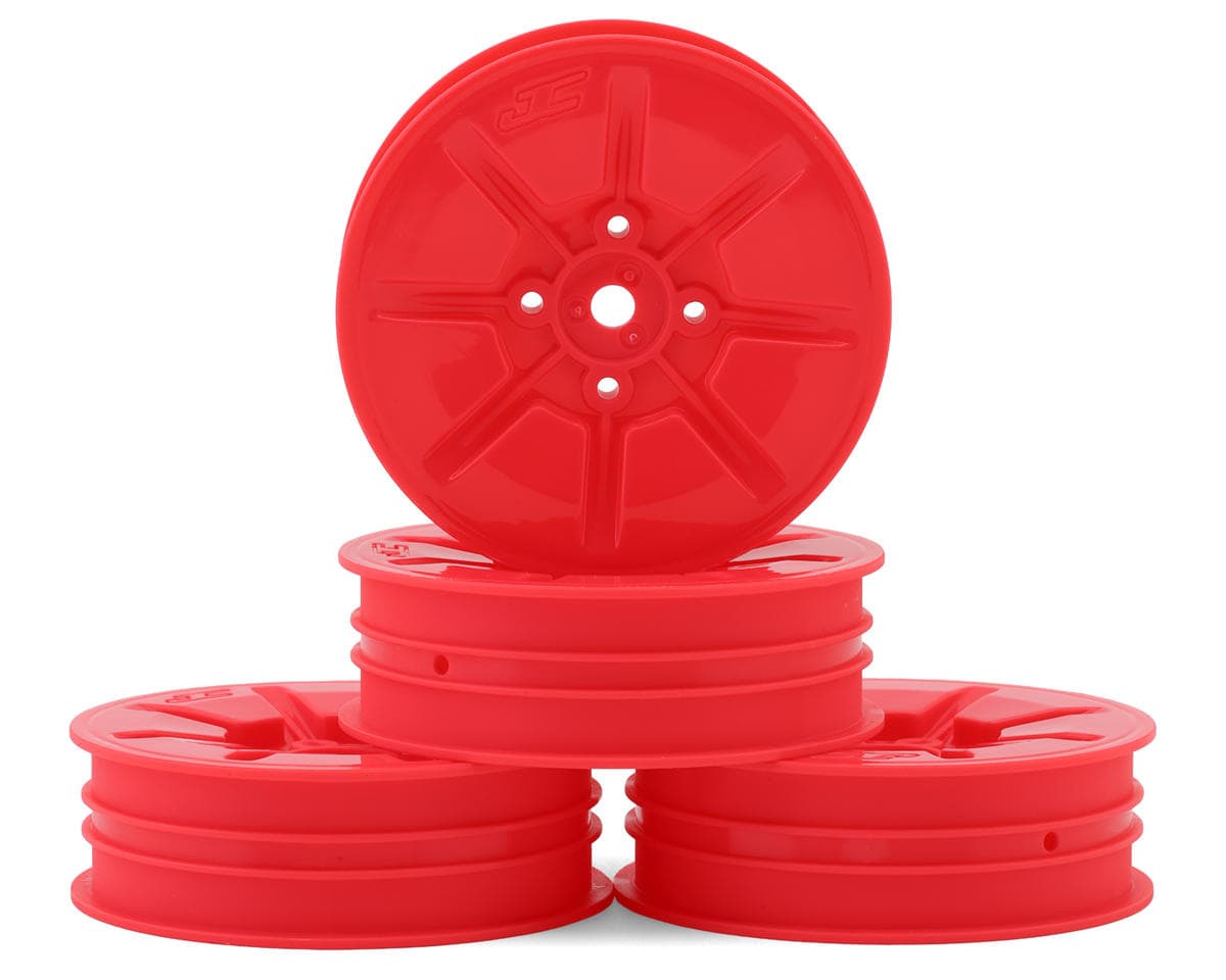 JConcepts Pioneer 2.2 "Slim" Front Wheels (Pink) (4) (B7/B6/RB6/SRX2/YZ2) w/12mm Hex