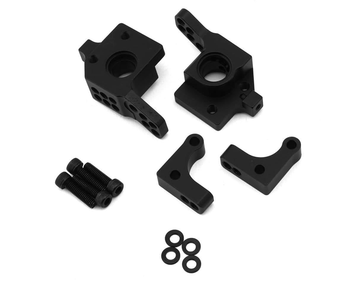 Shibata GRK4 Aluminum Multi-Angle Steering Knuckles (Black) (2)