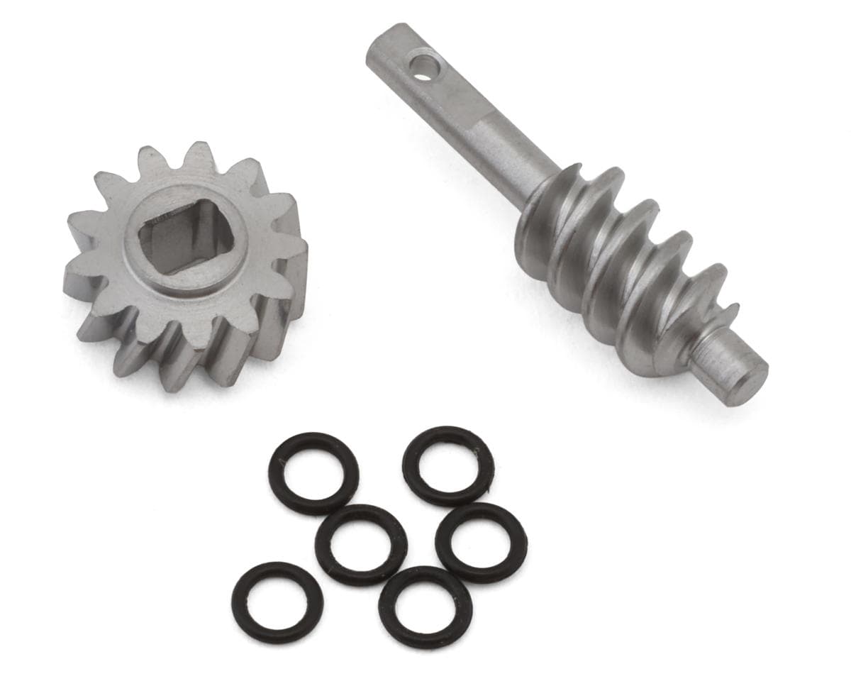Injora Axial SCX30 Steel Differential Overdrive Worm Gears Set (2T/13T) (Overdrive 23%)