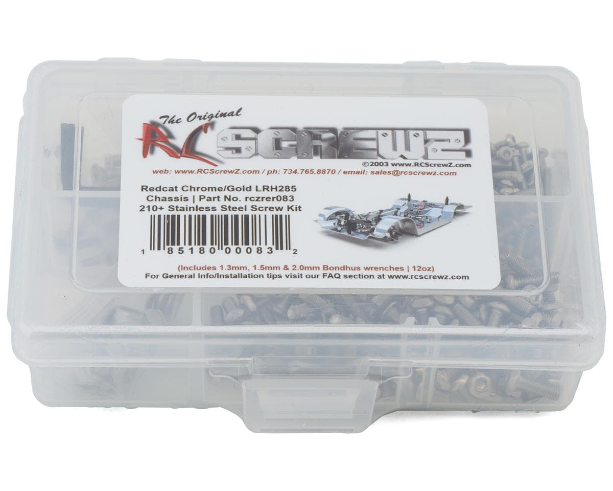 RC Screwz Redcat SixtyFour LRH285 Gold Chassis Stainless Steel Screws Kit