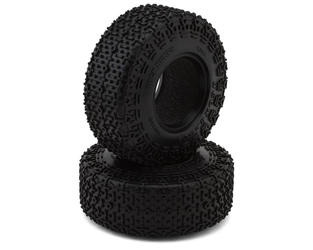 JConcepts Rock Bumps 1.9" All Terrain Comp Rock Crawler Tires (2) (4.25” OD) (Green)