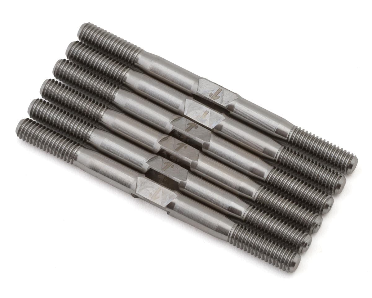 1UP Racing Yokomo SO 3.0 Pro Duty Titanium Turnbuckles Set (Silver)