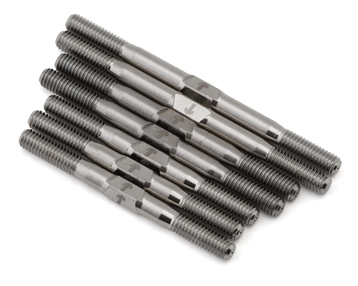 1UP Racing Yokomo MO 3.0 Pro Duty Titanium Turnbuckle Set (Silver)