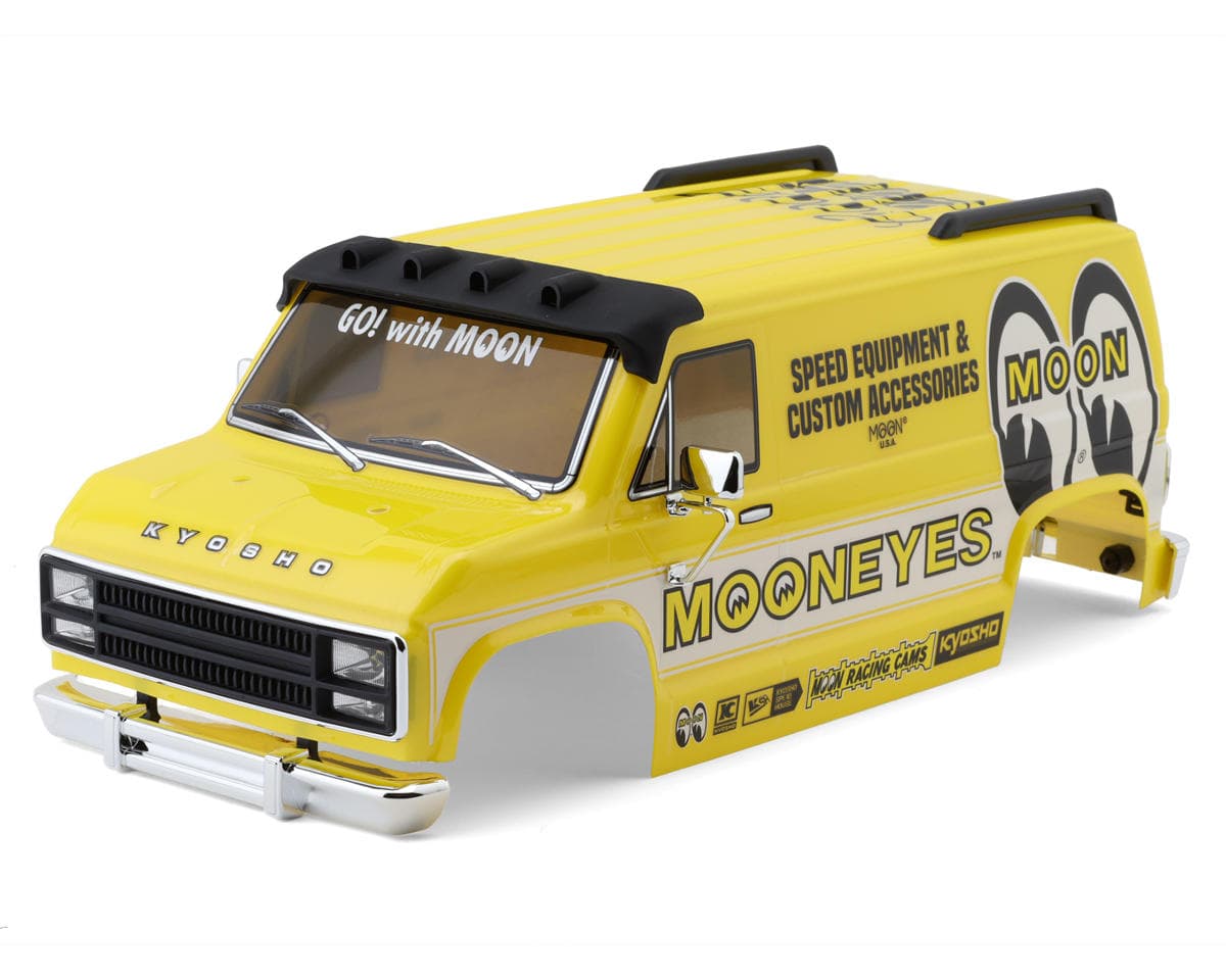 Kyosho Fazer Mk2 Mad Van Pre-Painted Body Set (Mooneyes/Yellow)