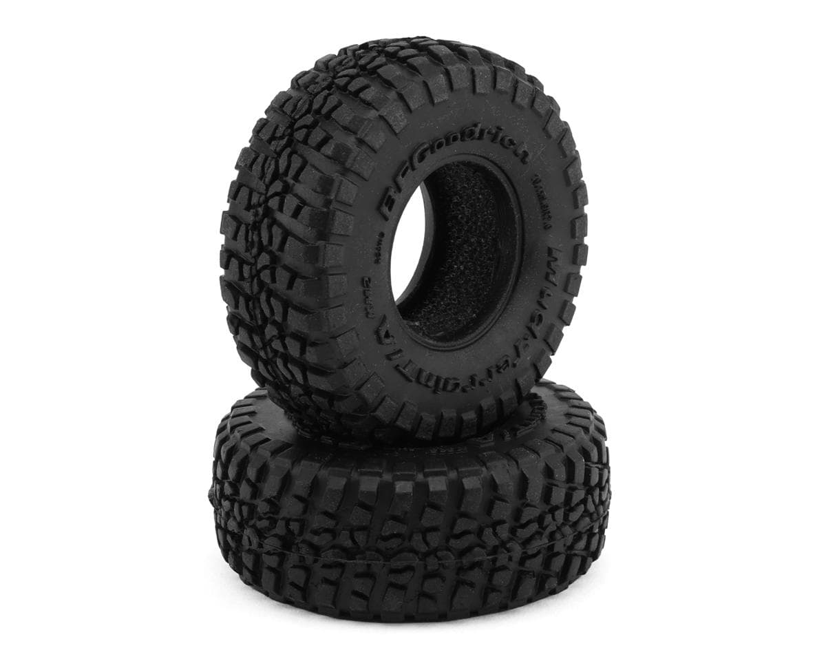 RC4WD BFGoodrich Mud Terrain T/A KM2 0.7" Scale Micro Crawler Tires (2) (X2S3) (41mm OD) w/Foam Inserts