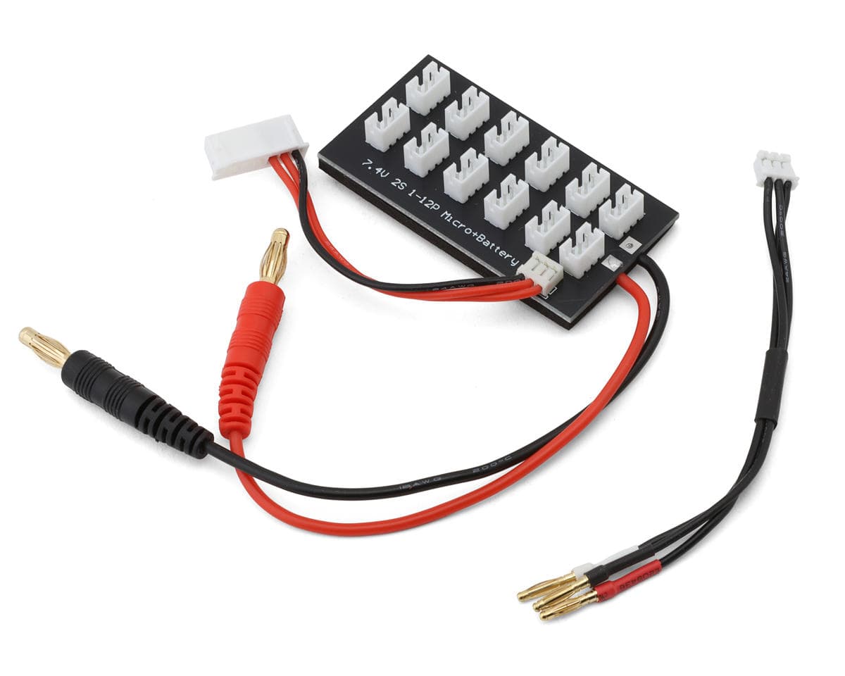 Reedy 2S Parallel Charging Board w/2mm Bullet Adapter