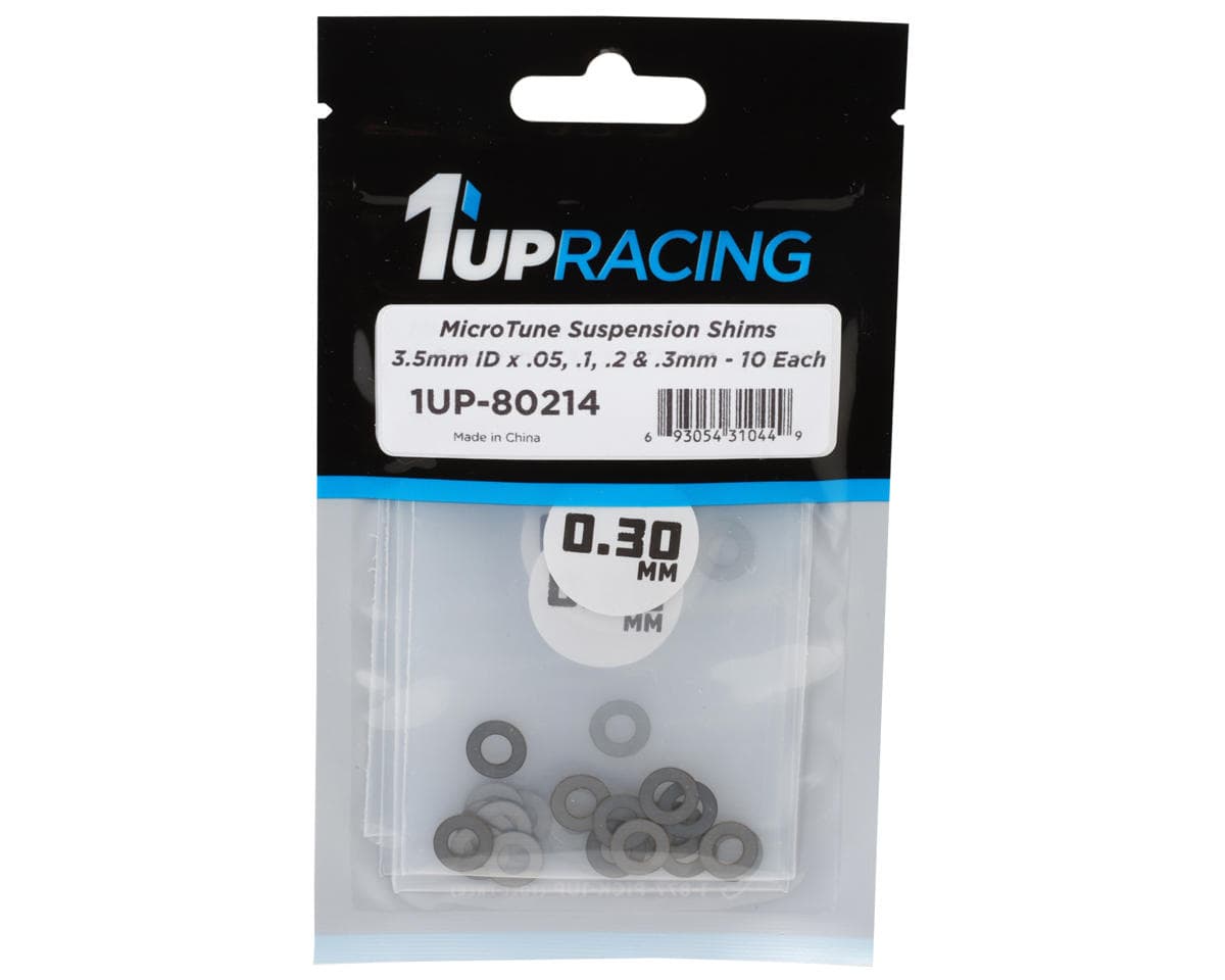 1UP Racing MicroTune Suspension Shim Set (3.5mm) (0.05/0.1/0.2/0.3mm)
