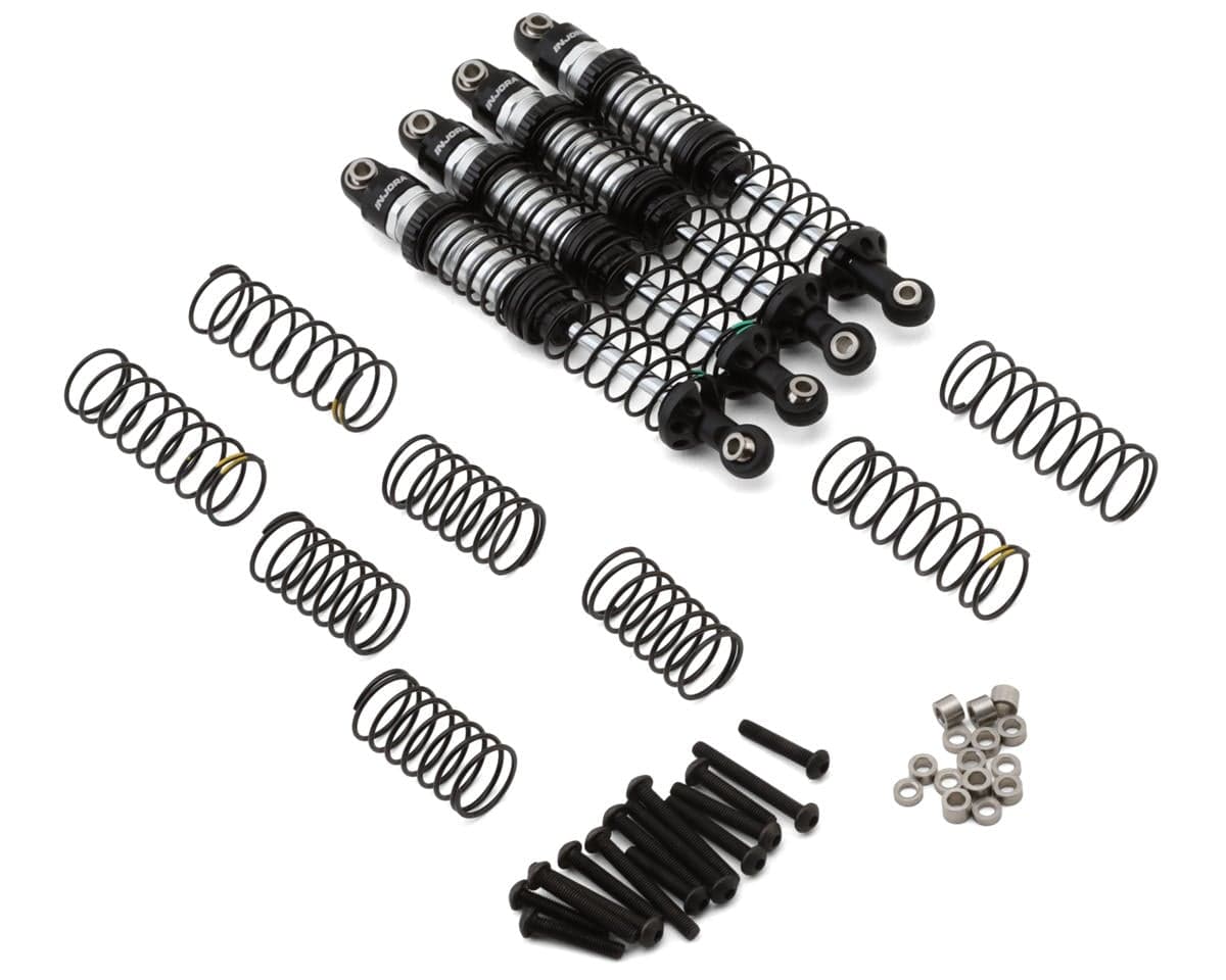 Injora DRX Aluminum Dual-Rate 1/10 Rock Crawler Threaded Oil Shocks (100mm) (4)