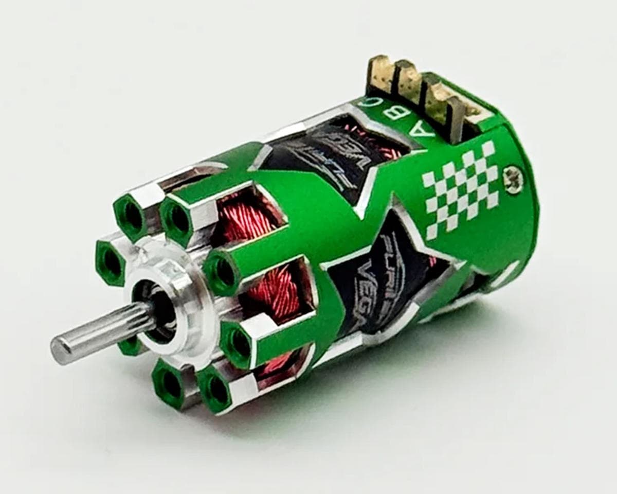 Furitek Vega 1/24 & 1/28 Drift/Race Micro Sensored Brushless Motor (5500kV) (Green)
