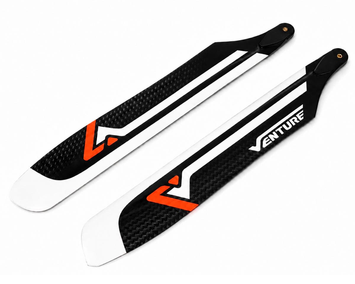 Venture Blades Venture 198mm Carbon Fiber Blades (Orange) (2)