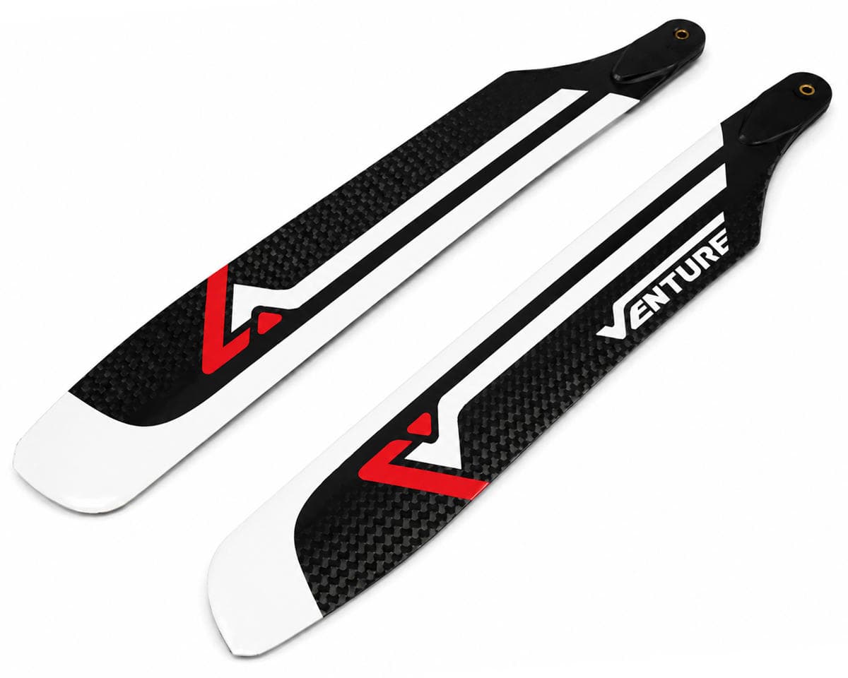 Venture Blades Venture 198mm Carbon Fiber Blades (Red) (2)
