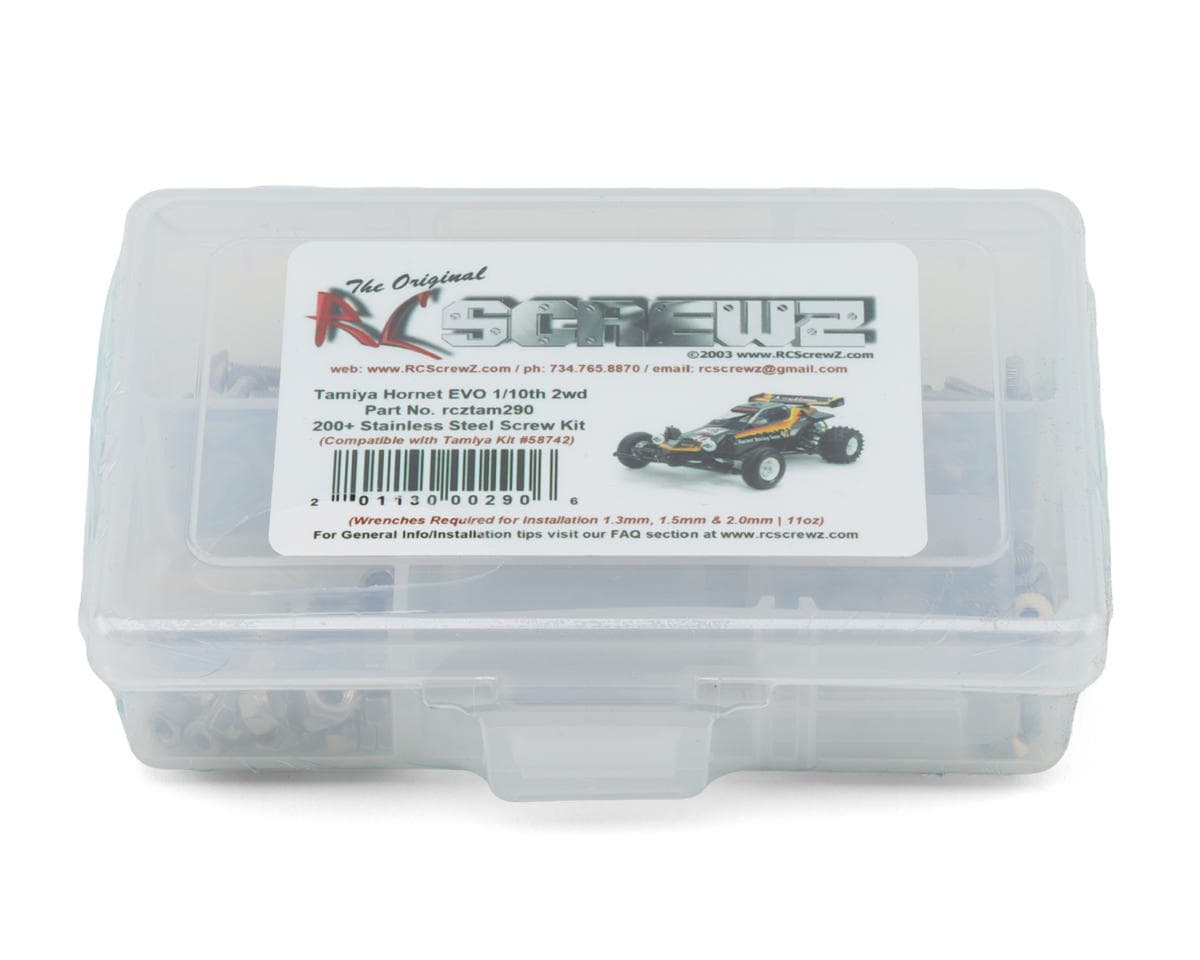 RC Screwz Tamiya Hornet EVO Stainless Steel Screws Kit