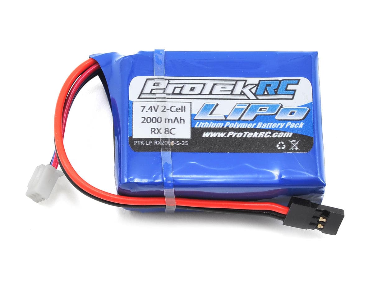 ProTek RC LiPo HB & Losi 8IGHT Receiver Battery Pack (7.4V/2000mAh) (w/Balancer Plug)