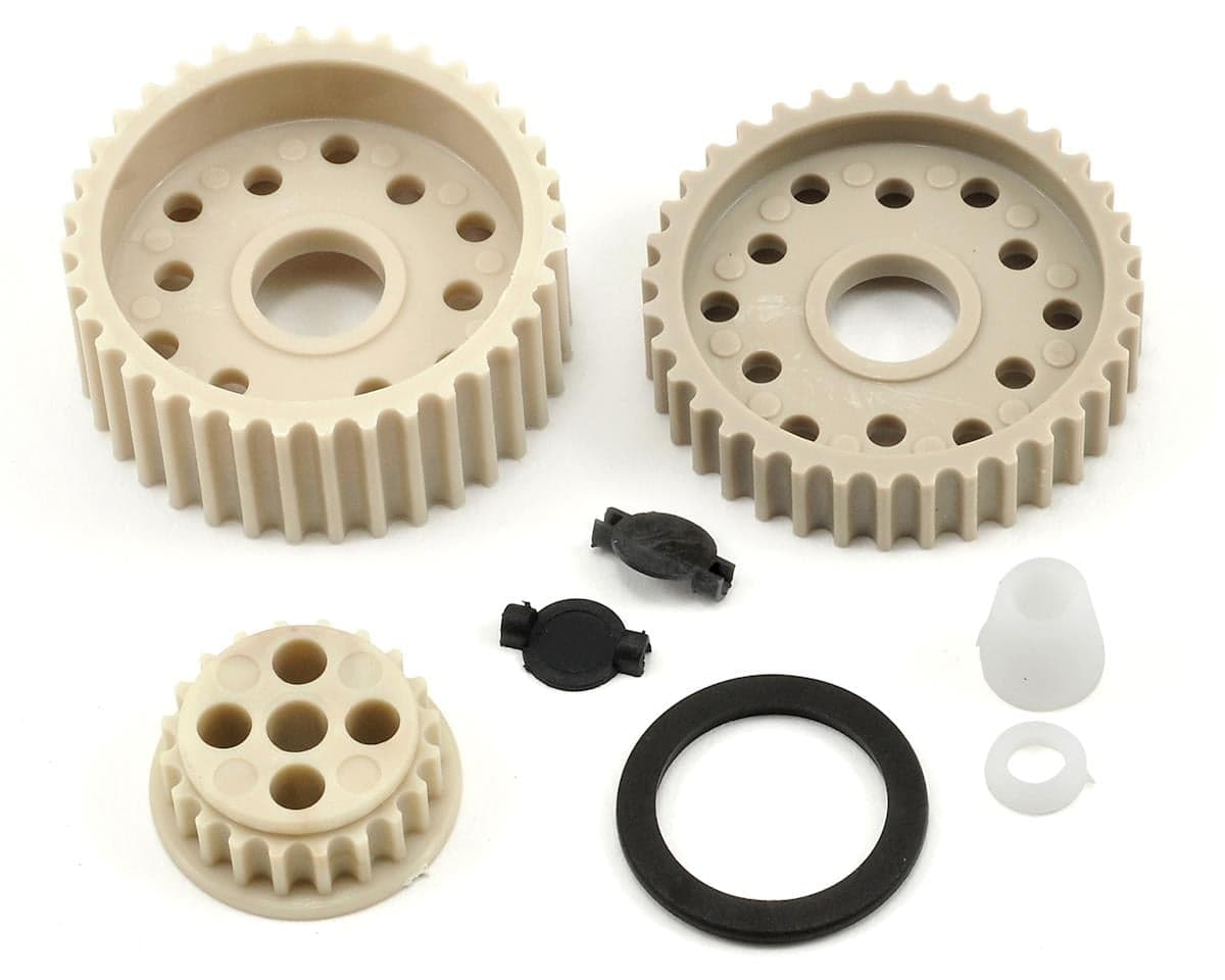Schumacher 20T Front/Rear Pulley Set (3)