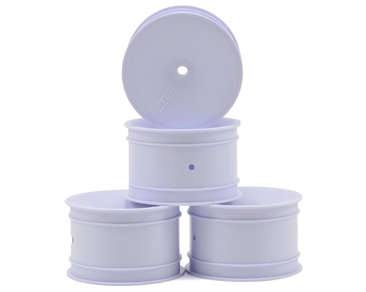 JConcepts Mono 2.2 Rear Wheels (White) (4) (B7/B6/B74/RB6) w/12mm Hex