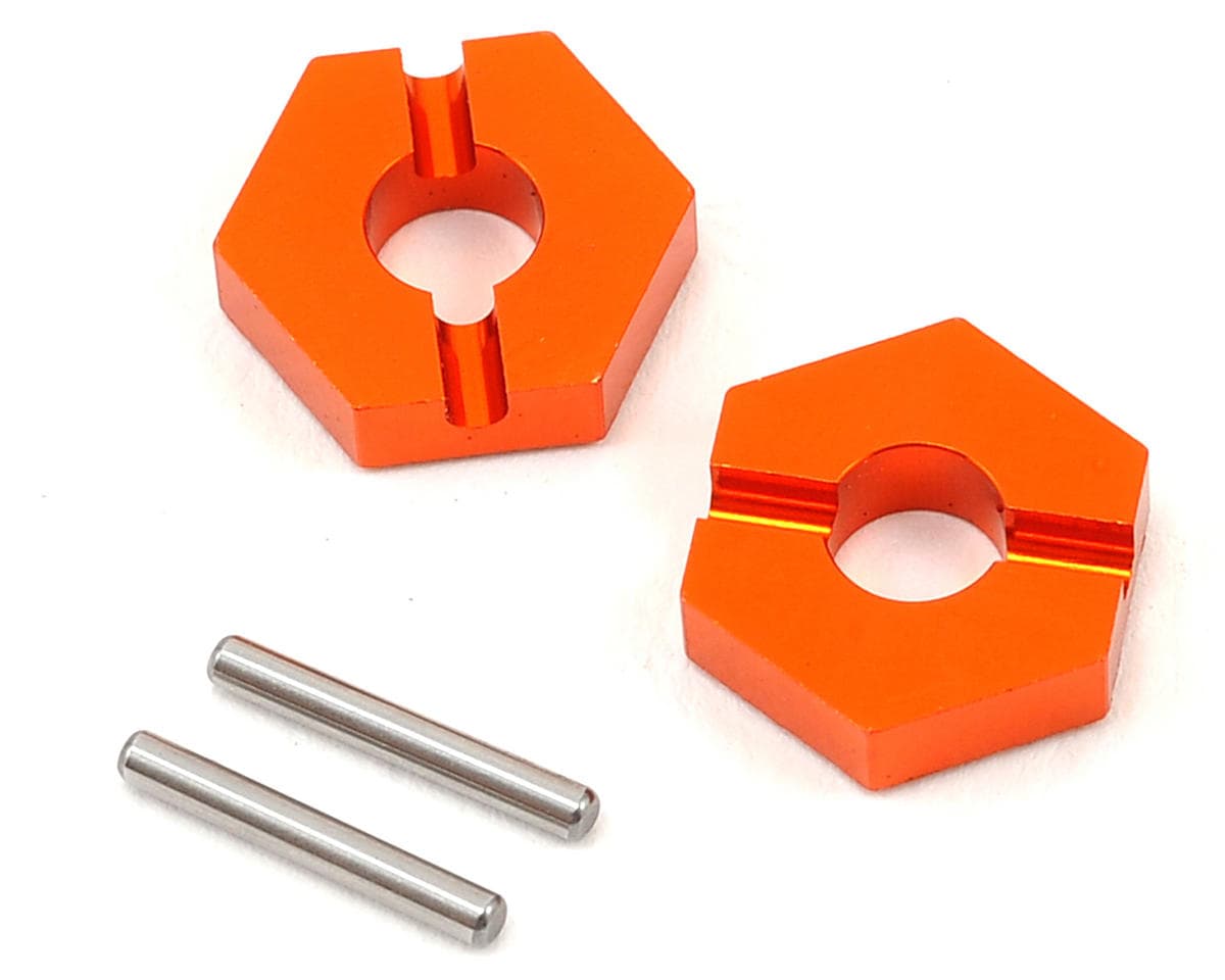 HB Racing Aluminum 12mm Front Hex Hub (2)