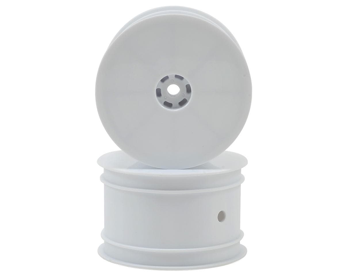 HB Racing 12mm Hex 1/10 Buggy Rear Wheels (2) (White) (D216/D413)