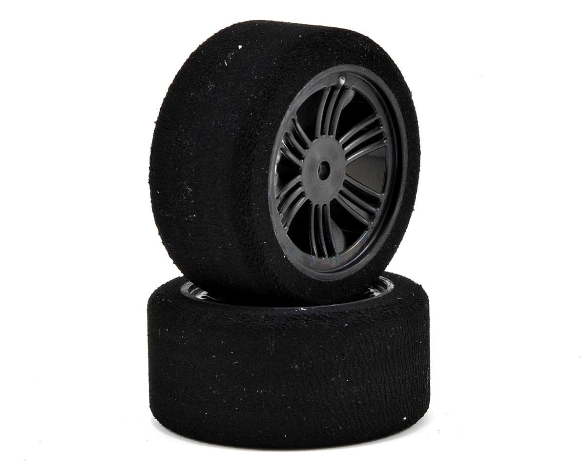 Contact 30mm 1/10 Nitro Sedan Foam Rear Tires (2) (37 Shore) (Carbon Black) w/12mm Hex