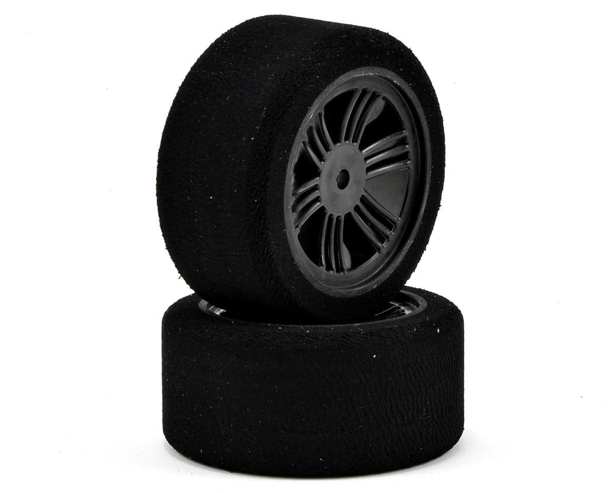 Contact 30mm 1/10 Nitro Sedan Foam Rear Tires (2) (40 Shore) (Carbon Black) w/12mm Hex