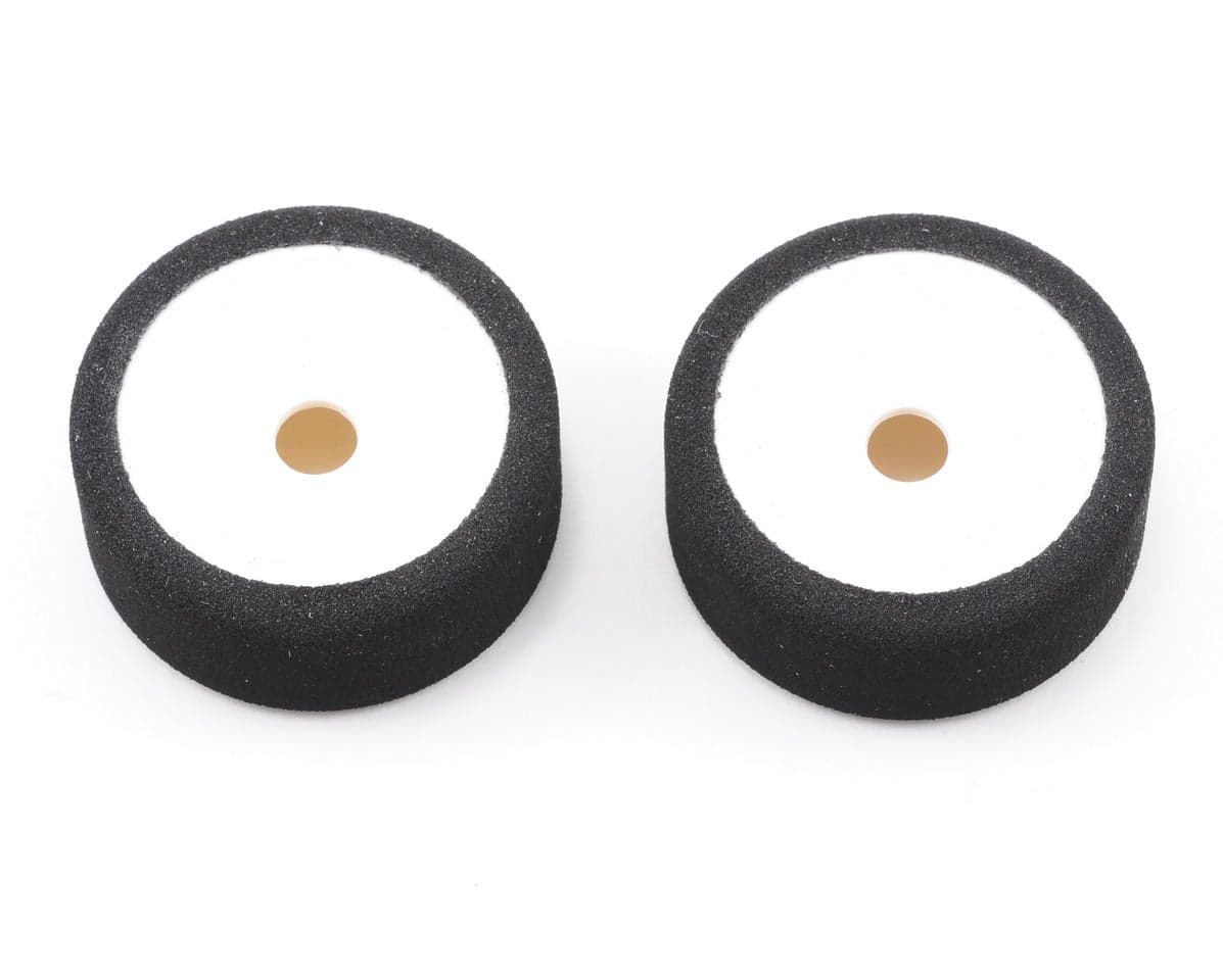 XRAY 9mm Hex Front Foam Tire Mounted (2) (White) (45 Deg)