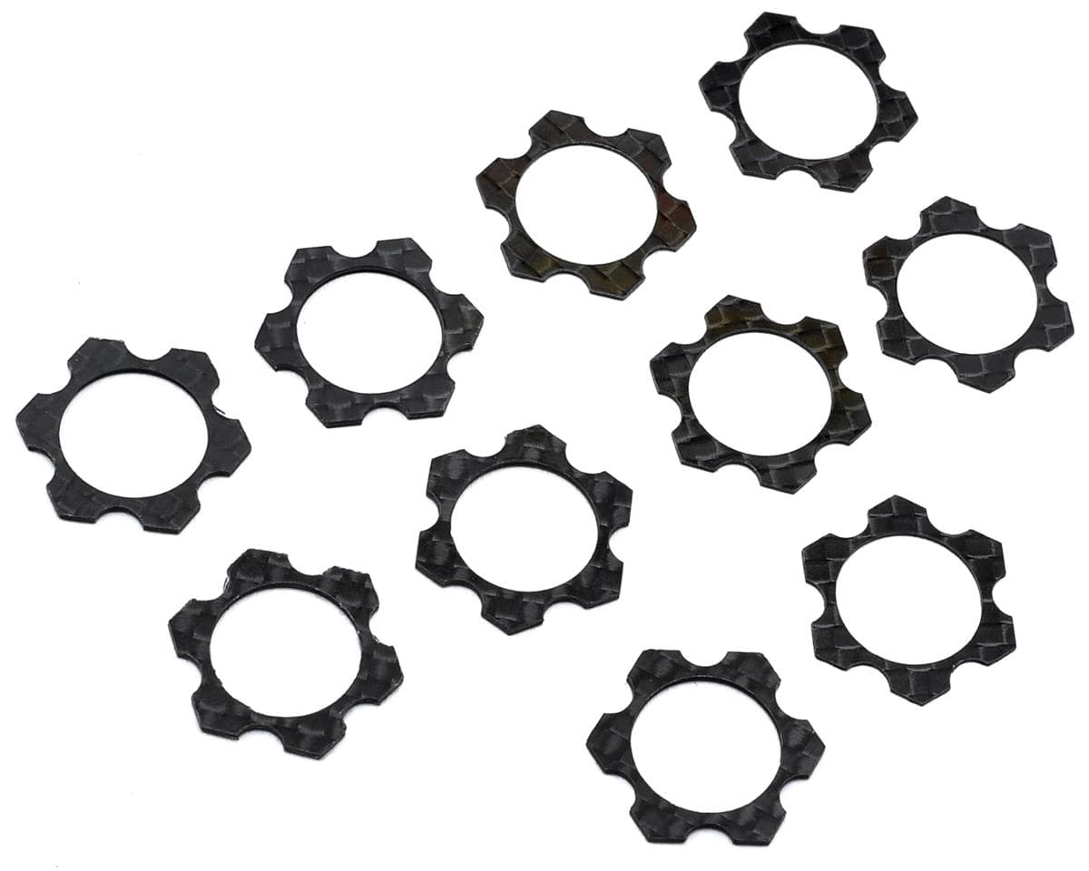 Avid RC 1/8 Carbon Track Width Spacers Set (10)