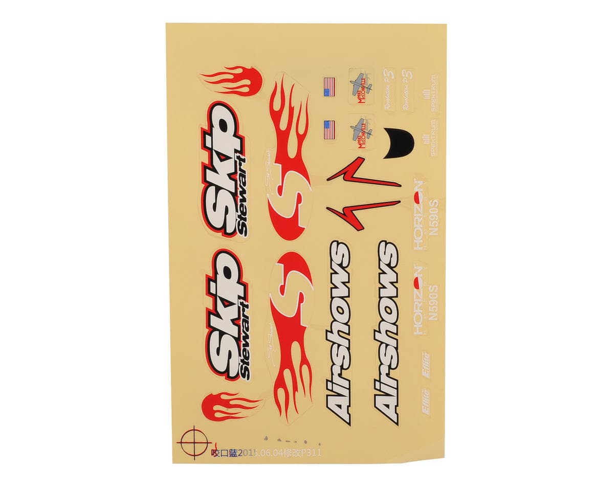 E-flite UMX P3 Revolution Decal Set