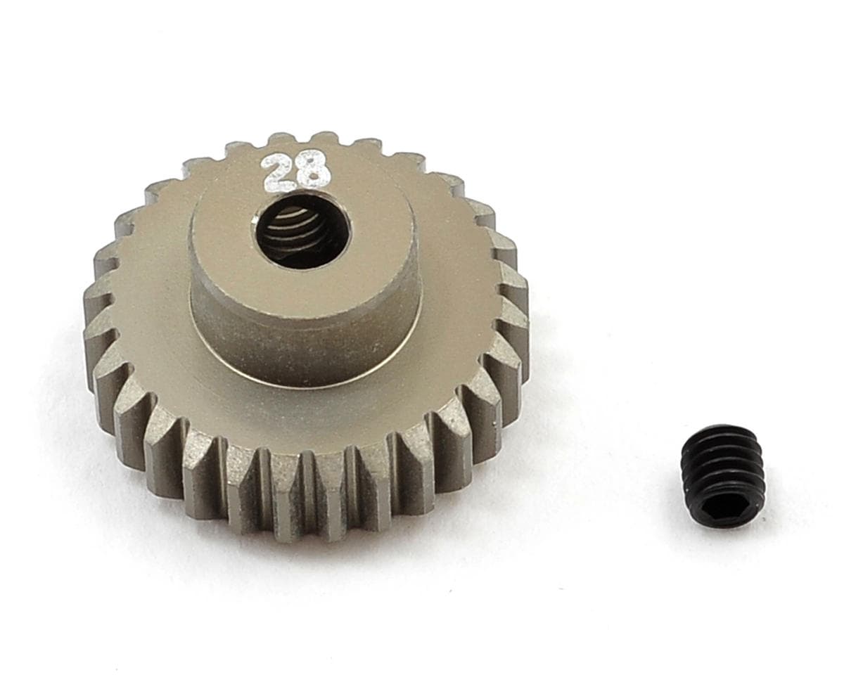 Team Losi Racing Aluminum 48P Pinion Gear (3.17mm Bore) (28T)