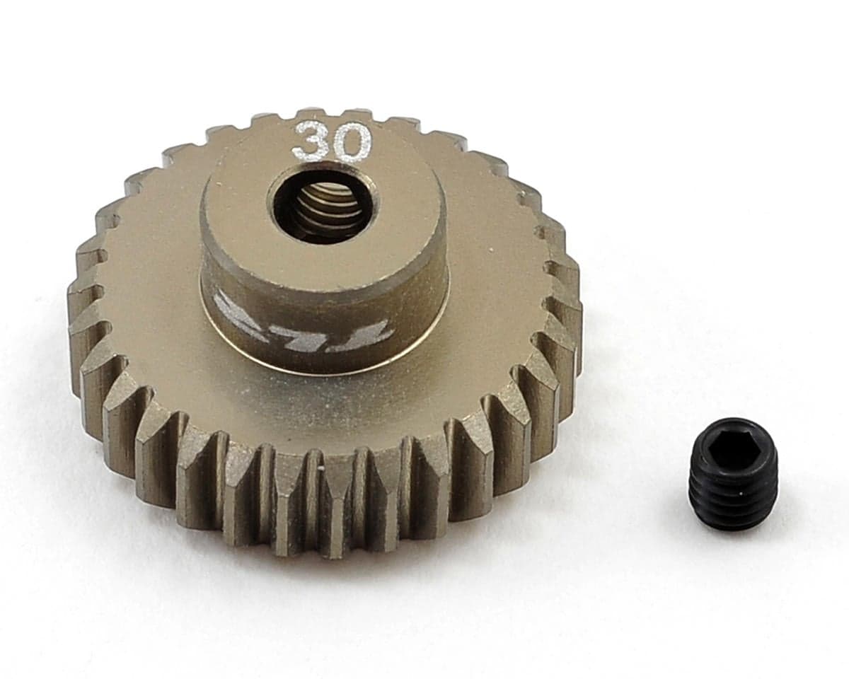 Team Losi Racing Aluminum 48P Pinion Gear (3.17mm Bore) (30T)