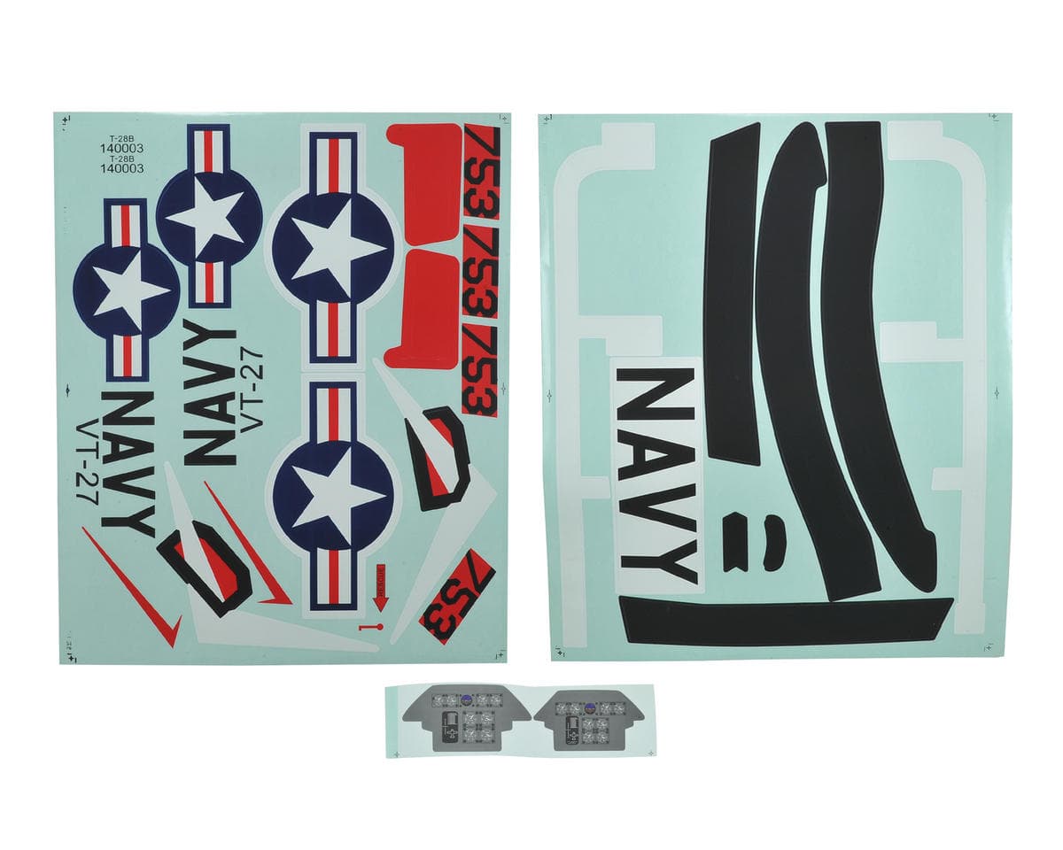 E-flite T-28 Decal Sheet