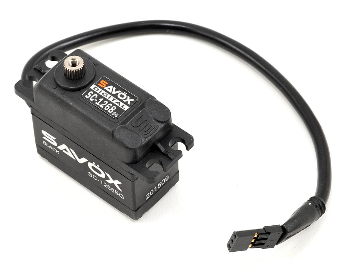 Savox SC-1268SG Black Edition Hybrid "High Torque" Steel Gear Servo (High Voltage)