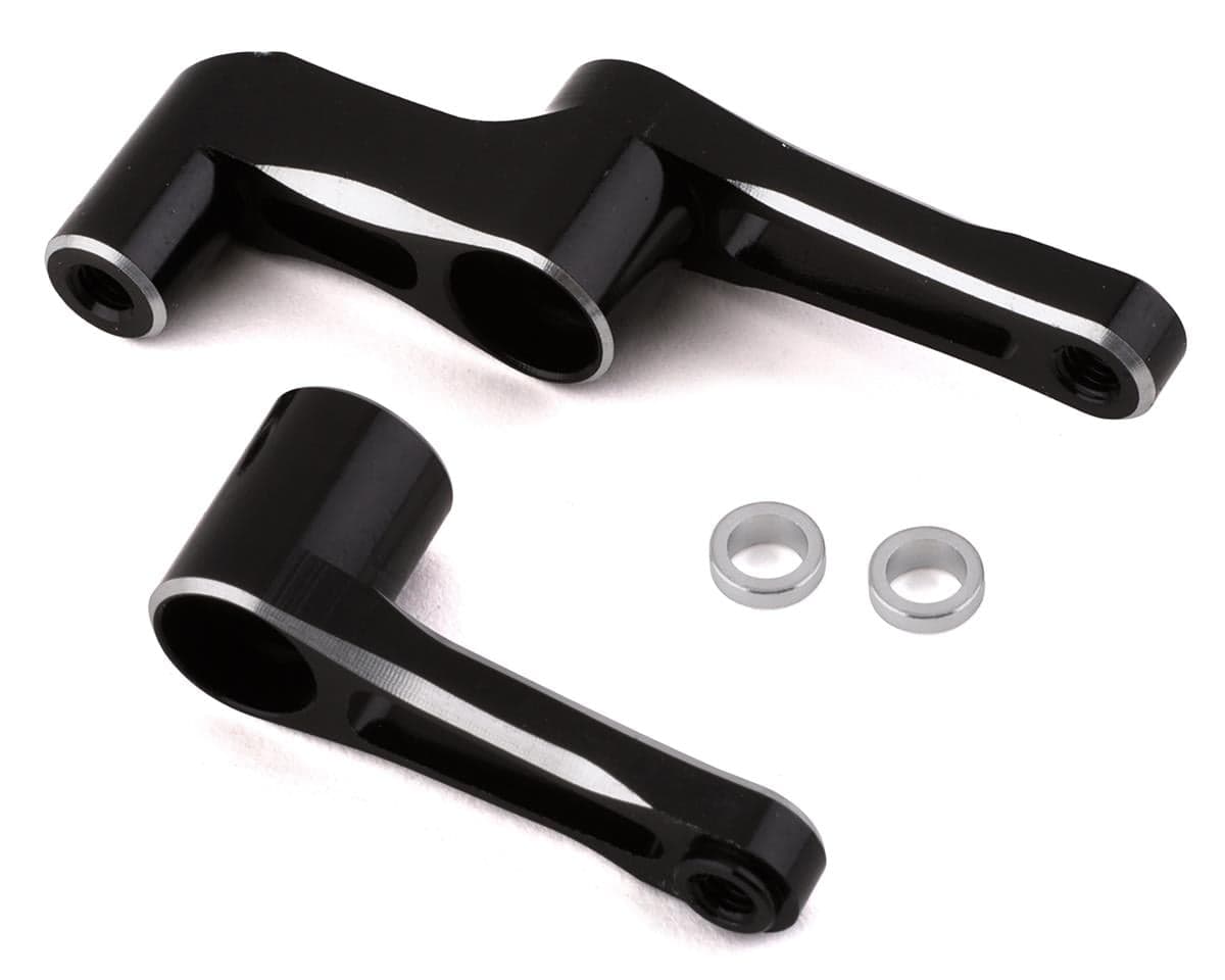 Avid RC DR10 Aluminum Steering Bellcrank Set (Black)