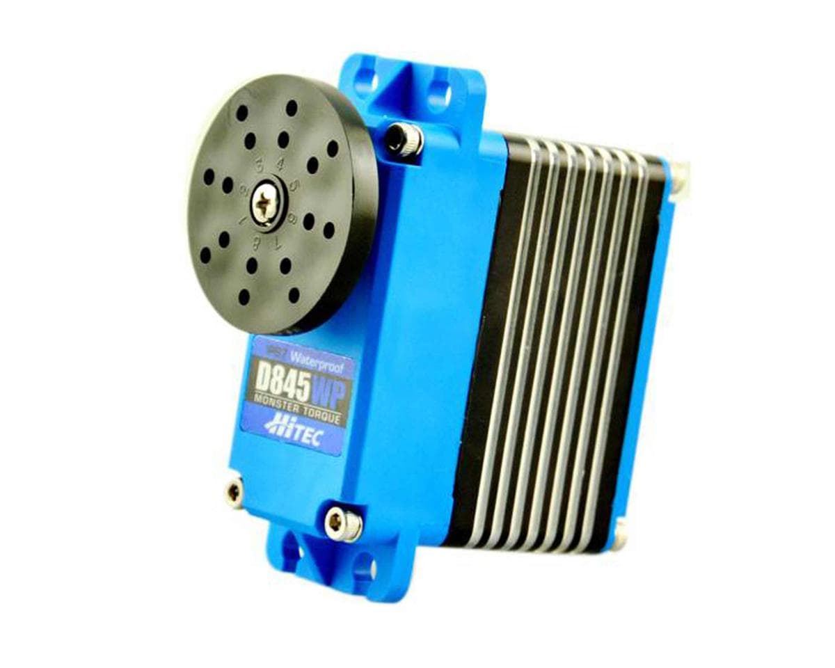 Hitec D845WP Waterproof Monster Torque Steel Gear Large Scale Servo (High Voltage)