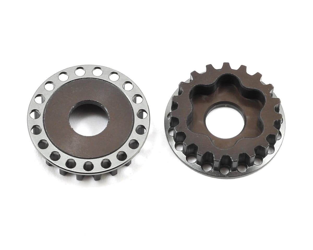 Serpent S411 4.0 Aluminum Mid Pulley (2) (19T)