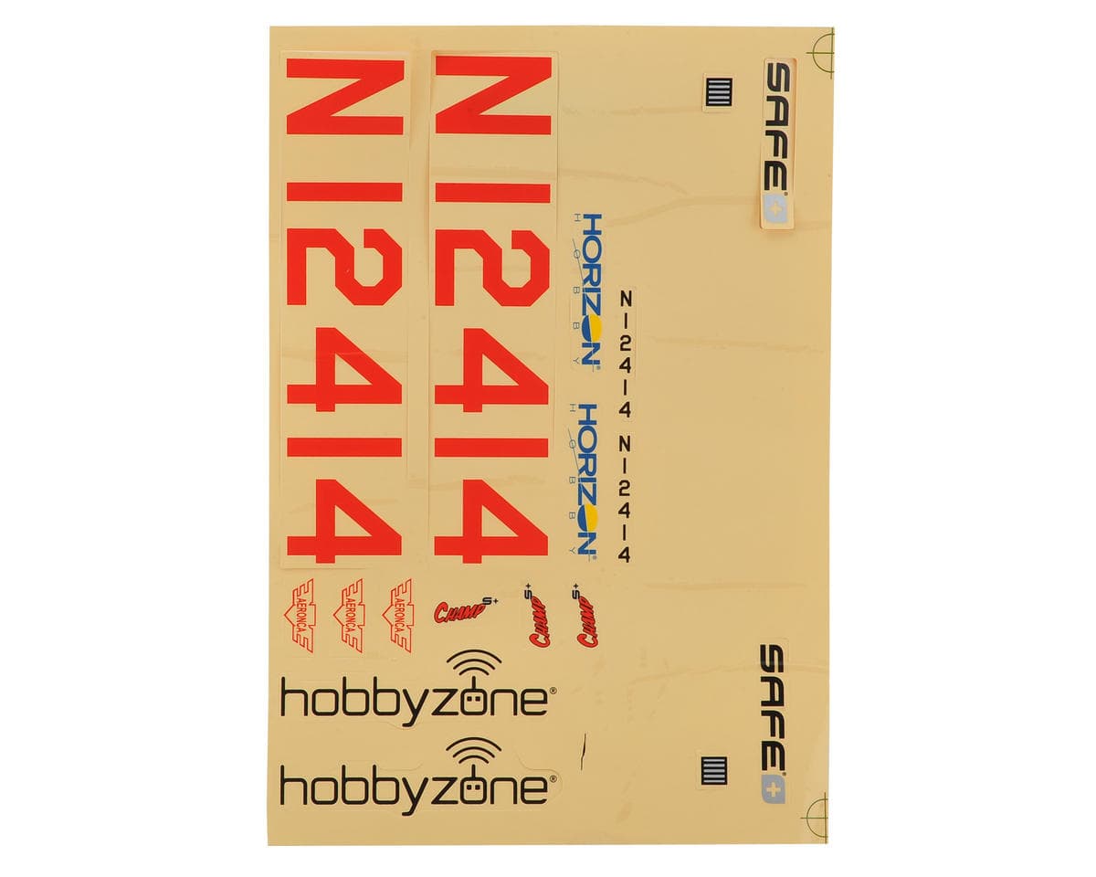 HobbyZone Champ S+ Decal Set