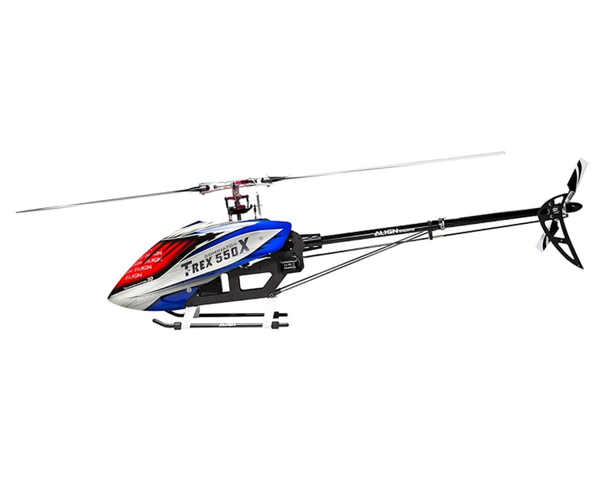 Align T-REX 550X Dominator Super Combo Helicopter Kit w/BeastX, ESC, Motor, Servos & CF Blades