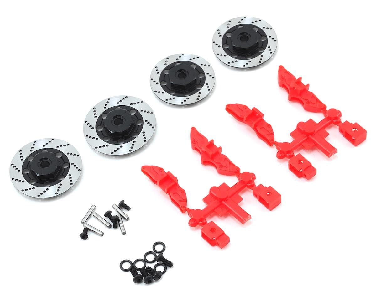 MST Alum. wheel hubs 6mm (brake disc shaped)