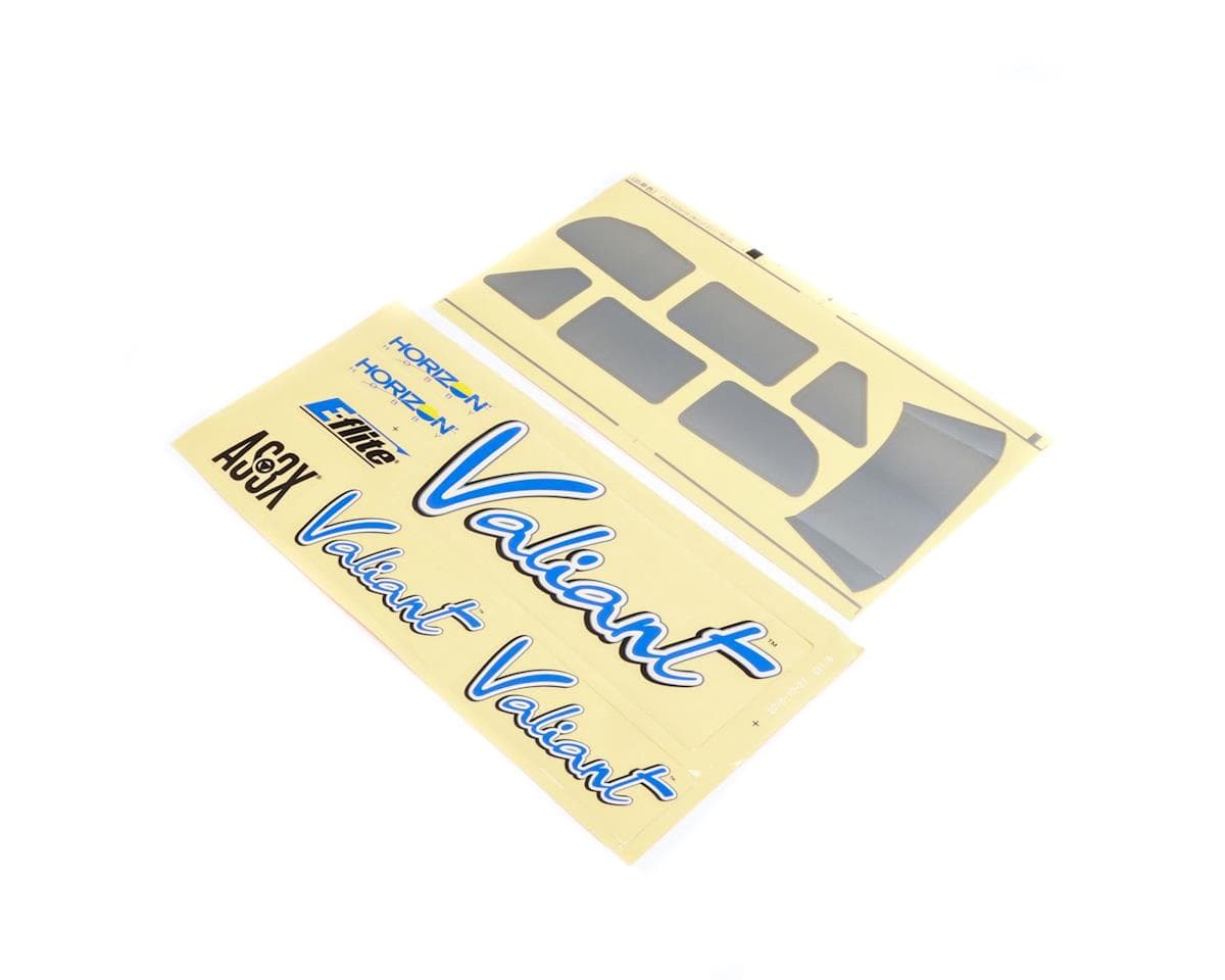 E-flite Decal Sheet: Valiant 1.3m