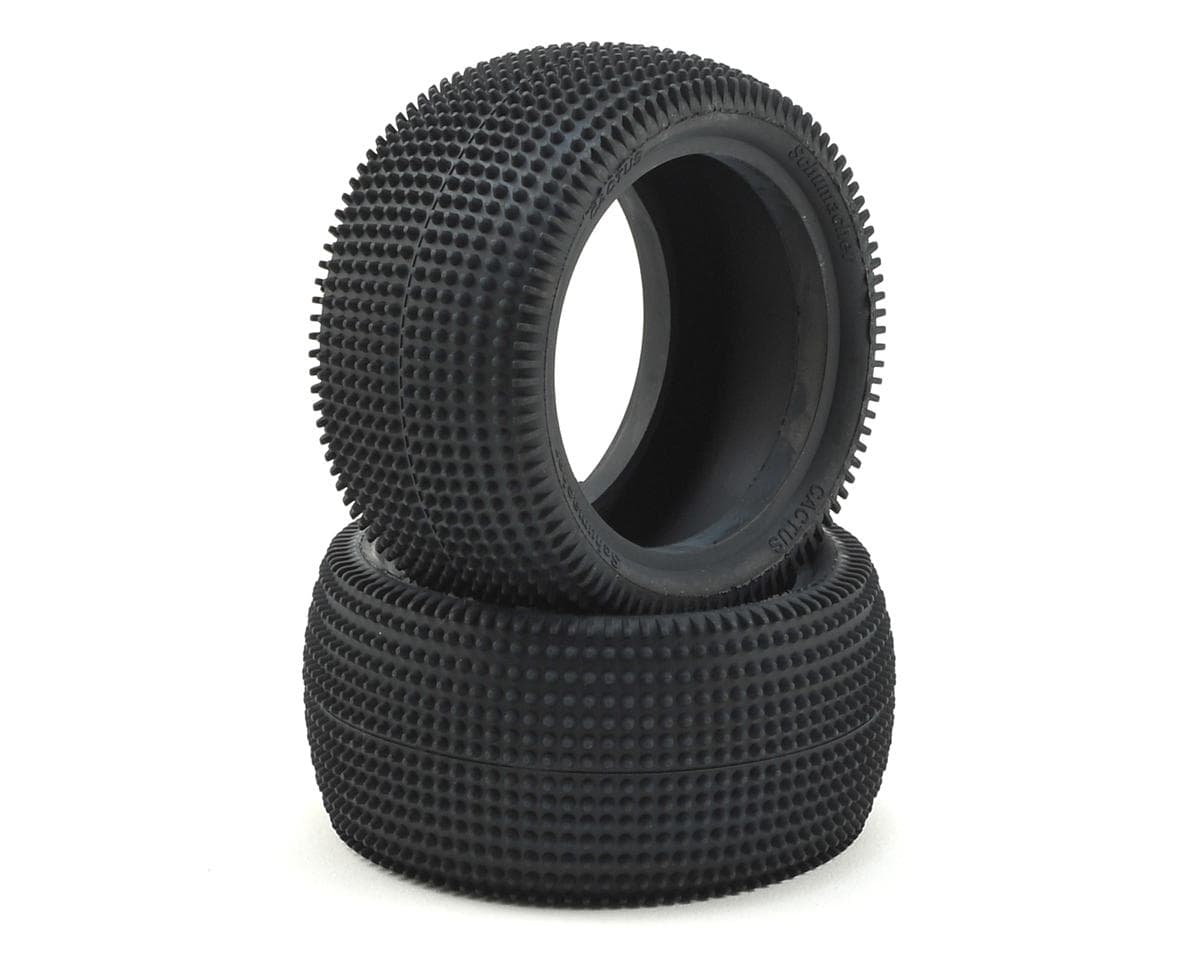 Schumacher Cactus 2.2" Rear 1/10 Buggy Carpet Tire (2) (Blue)