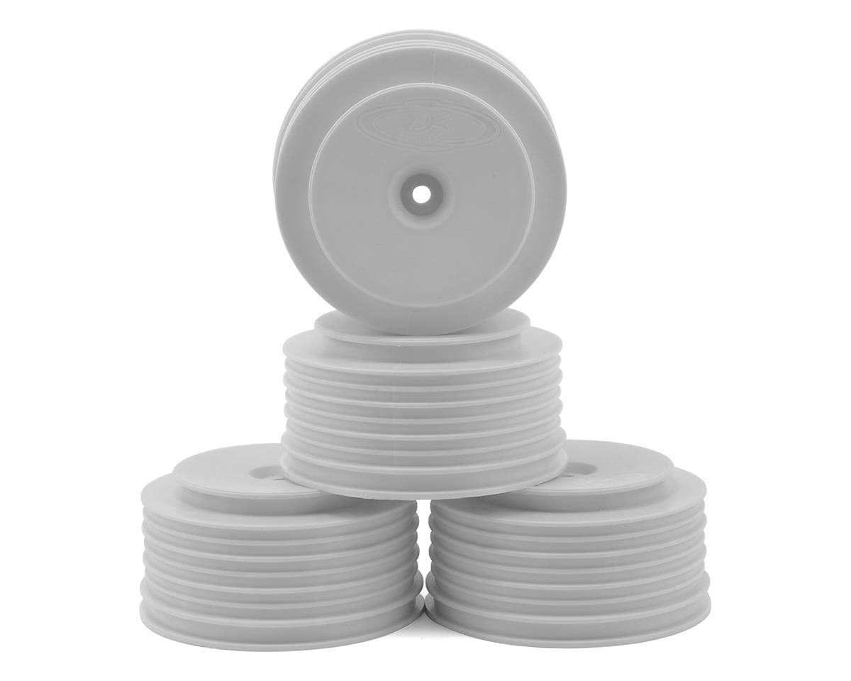 DE Racing "Speedline PLUS" Short Course Wheels (White) (4) (SC5M) w/12mm Hex