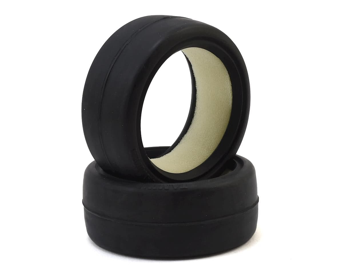 Tamiya 24mm 1/10 Medium-Narrow Racing On-Road Slick Tires (2)