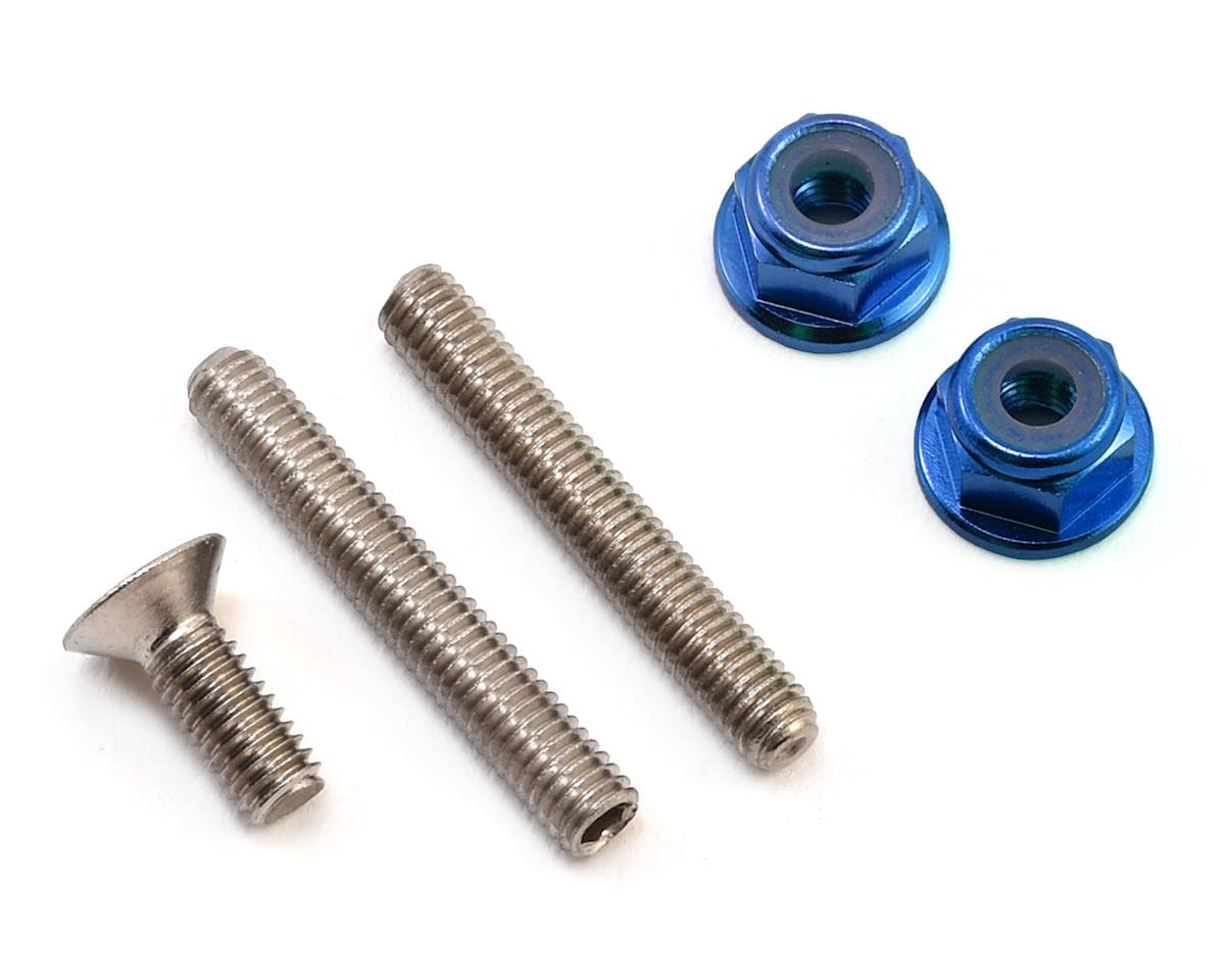 175RC "Ti-Look" Lower Arm Stud Kit (Blue)