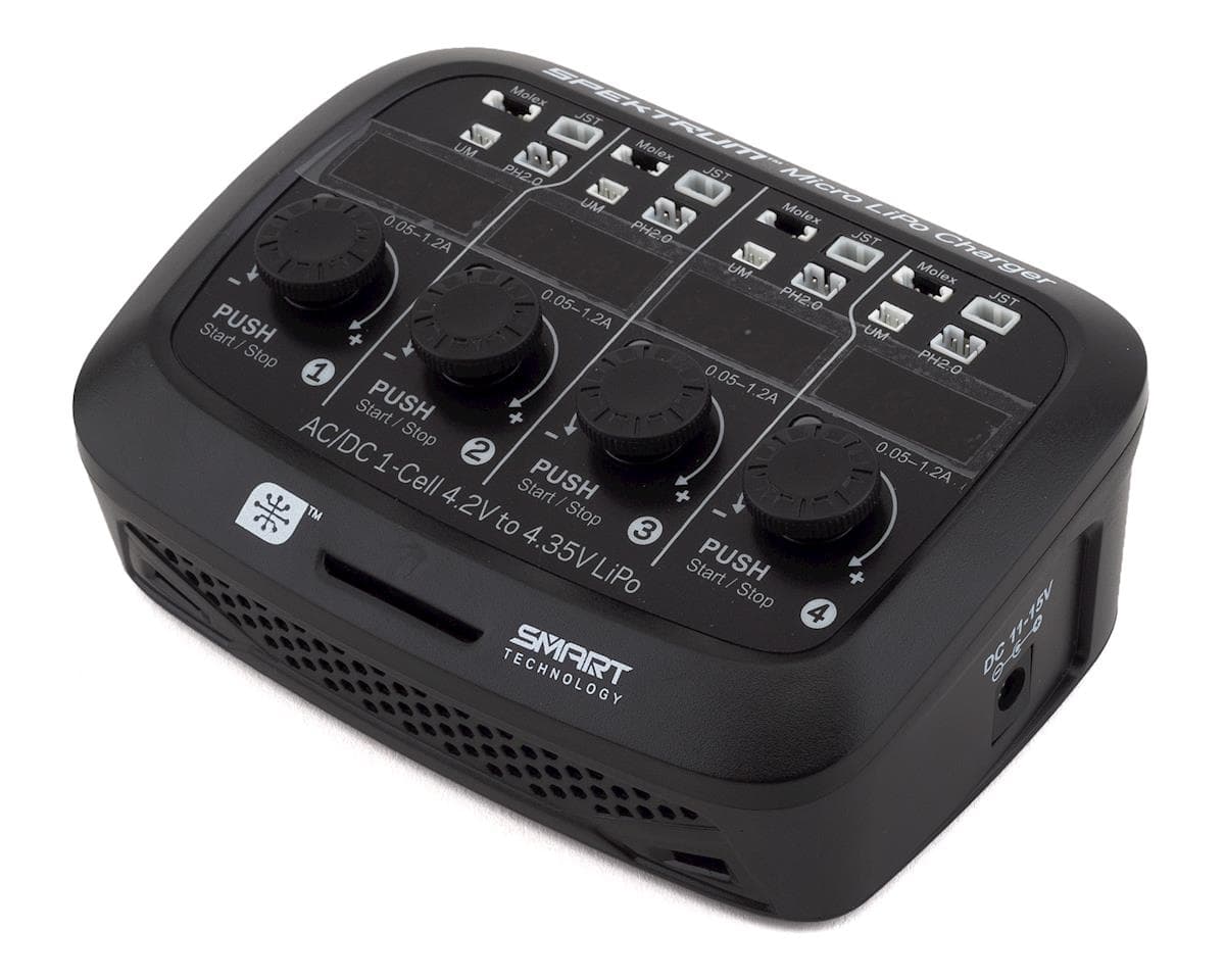 Spektrum RC S44 AC/DC 1S LiPo Smart Charger