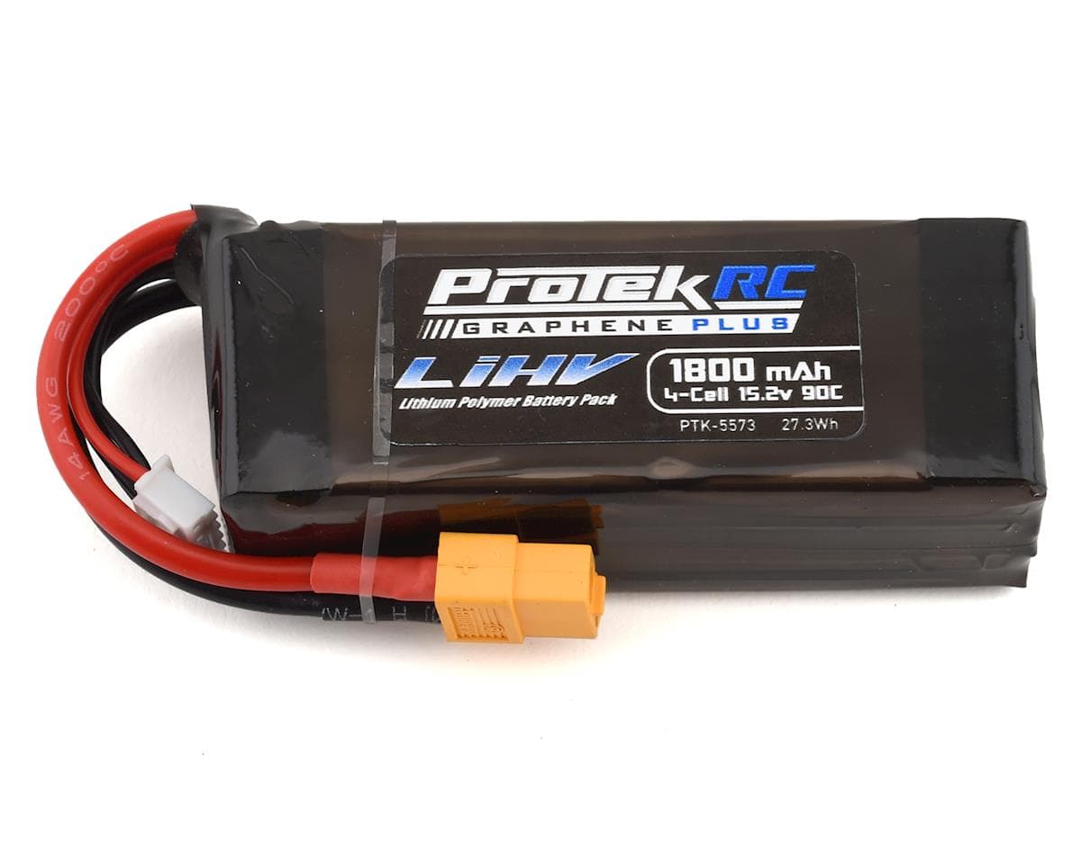ProTek RC 4S 90C Si-Graphene + HV LiPo Battery (15.2V/1800mAh) w/XT60 Connector