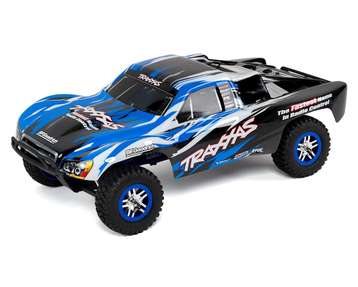 Traxxas Slayer Pro 4WD RTR Nitro Short Course Truck (Blue) w/TQi 2.4GHz Radio, TSM, EZ Start & Charger
