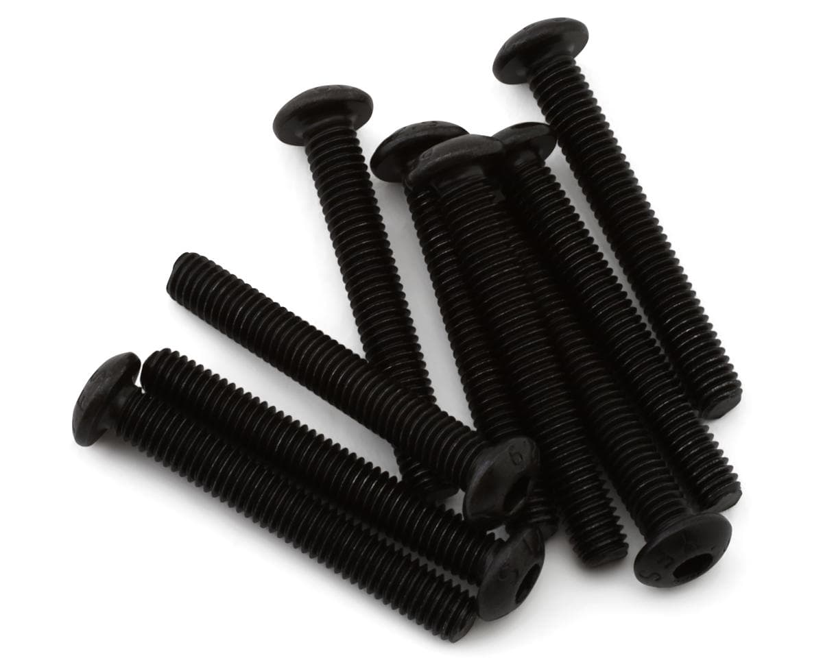 EcoPower 3mm "High Strength" Steel Button Head Screws (10) (3x22mm)
